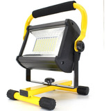 Holofote Portátil Recarregável Marca Lorben 100w Com 100 Leds Smd, 2400 Lúmens, Ip65, 3 Níveis De Intensidade E Strobo Bivolt, Resistente, Ideal Para Emergências, Trilhas E Acampamentos