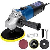 HOLTTER Esmerilhadeira Lixadeira Angular Profissional Disco Corte Desbaste 820W 11000rpm 115mm Kit Esmerilhadeira Lixadeira Elétrica Angular Com Acessórios Esmerilhadora De Ângulo 127 Volts 