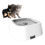 Home Presentes Pet Bebedouro Inteligente Antirrespingo Pet Cão E Gato Cor Branco Com Cinza