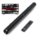 Home Theater Som Para Smart Tv Soundbar Potente Surround Arc Cor Preto Frequência 90hz 15khz 110v 220v