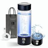 HomeBoo Gerador De Garrafa De água De Hidrogênio Melhora A água Em 3 Minutos Ionizador De água De Hidrogênio De 1600 Ppb Com Tecnologia Spe Pem Perfeito Para Casa Escritório Academia V