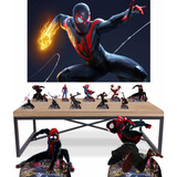 Homem Aranha Aranhaverso 8 Mesa 2 Chão Com Painel