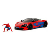 Homem-aranha E Mclaren 720s 1/24 Jada Marvel Avengers Cor Vermelho/azul