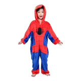 Homem Aranha Pijama Kigurumi Macacão Fantasia Infantil
