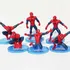 Homem Aranha Spiderman Lote 6 Bonecos Com Base