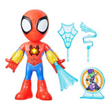 Homem Aranha Spidey Com Lançador Teias Alvo Luzes E Sons