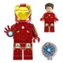 Homem De Ferro Tony Star Vingadores Cores Dr Blocos Boneco