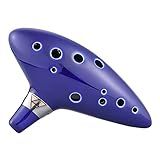 Homesen 12 Furos Ocarina Cera C Alto C Vaso Flauta Instrumento Musical De Vento
