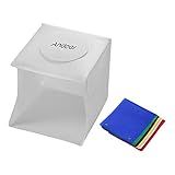 Homesen Portátil Estúdio Fotográfico LED Caixa De Luz Tenda De Tiro Mini Estúdio De Fotografia Dobrável Softbox Com 6 Cores Panos De Fundo 2 Pc Tira Led Com 40 Pces Contas De Luz 6500 K Cabo Usb Para