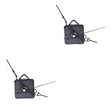 Homoyoyo 2 Unidades Kits De Relógio Movimento Das Mãos De Pá Kits De Bricolage Relógio De Parede Silencioso Palitos De Cabelo Relógio Kit De Movimento Ponteiro Acessórios Definir Suíte