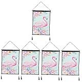 Homoyoyo 5 Unidades Tapeçaria Flamingo Decoração