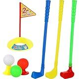 Homoyoyo Conjunto De Golfe Conjunto De Tacos De Golfe De Plástico Kit De Golfe Jogo De Golfe Conjunto De Golfe Educacional Para Esportes Divertidos Em Ambientes Internos E Externos