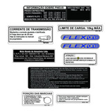 Honda Biz Flexone   Decalques De Advertência   F Grátis