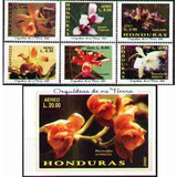 Honduras 2002 Orquídeas Da Minha Terra 6 Selos Bloco