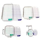 Honeysew Conjunto Para Bordar Bastidores De Costura Para Máquina De Bordado Brother PE 700 PE 700II PE 750D