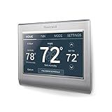 Honeywell Home RTH9585WF1004 Wi Fi Smart Color Thermostat 7 Dias Programável Tela Sensível Ao Toque Energy Star Alexa Ready Cinza
