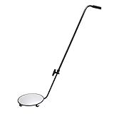 Honge Espelho De Segurança Para Inspeção Sob O Veículo Espelho Para Inspeção Sob O Carro Espelho De Segurança De 12 De Diâmetro Com Rodas E Luz LED Espelho De Inspeção Portátil Por Home Care 12 12