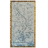 HongFengtang Impressão De Arroz Chinês Em Papel China Flor E Pássaro Moldura De Bambu 49 5 X 90 Centímetros A 