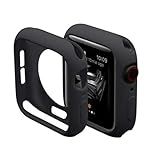 Hontao Capa Ultrafina E Macia De TPU à Prova De Choque Para IWatch Apple Watch Series 9 8 7 Preta 45 Mm
