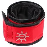 HOODANCOS Pulseira De Glíter Pulseira De LED Pulseira Resistente Ao Desgaste Pulseira De Segurança Para Braço De LED Adereços De Pista De Dança Pulseira Esportiva De Corrida Noturna Pulseira De