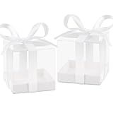 Hooqict 50 Caixas Transparentes