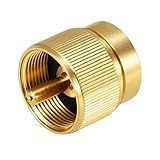 Hooshing Adaptador De Fogão De Acampamento A Propano 1 Lb Entrada De Tanque Pequeno De Propano EN417 Válvula Lindal Cilindro De Saída LPG Adaptador Para Acampamento Ao Ar Livre