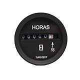 Horimetro 52Mm Bivolt Registro Horas Trabalhadas Motor CAT Compativel C B T MIchi Gan Dresser Dynapac Alis Huber Warco H Y S T E R Jacto Jn Komat Su Mu Ller Nh Yan Mar