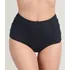 Hot Pant Lateral Drapeado Cintura Alta Biquíni Retro Avulso