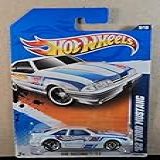 HOT WHEELS 1 64 SCALE HW RACING 11 WHITE 92 FORD MUSTANG 9 10