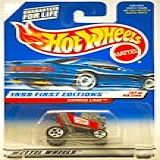Hot Wheels 1998   Mattel Express Lane  Red Racing Shopping Kart    1998 First Editions  37 Of 40 Cars   1 64 Scale Die Cast Metal   MOC   Limited Edition   OOP   Collectible