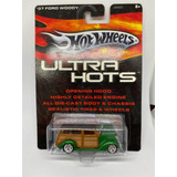 Hot Wheels 2006 Ultra Hots 37 Ford Woody Verde Lacrada