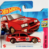 Hot Wheels 87 Ford Sierra Cosworth Vermelho Series The 80 s