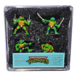 Hot Wheels Bonecos Tartarugas Ninja Em Miniatura 1/64 Hw