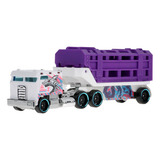 Hot Wheels Caminhão Carreta Tubarão Caged Cargo Track Fleet