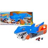 Hot Wheels City  Pista De Brinquedo  Reboque Tubarão Com 1 Carrinho Em Escala 1 64  A Partir De 4 Anos