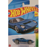 Hot Wheels Exotics - '71 Lamborghini Miura Sv Azul