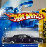 Hot Wheels First Editions 1964 Lincoln Continental roxo 
