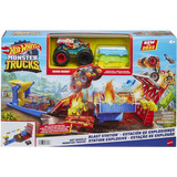Hot Wheels Monster Truck Estação De Explosão - Mattel Hfb12 Cor Sortido