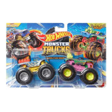 Hot Wheels Monster Truck Pack Com 2 Carrinhos Fyj64 Mattel