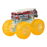 Hot Wheels Monster Trucks Bombeiros 5 Alarm Viatura Caminhão Cor Power Smashers