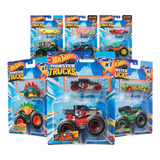 Hot Wheels Monster Trucks + Carrinho 1:64 Grh81 Mattel Novo