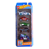 Hot Wheels Pacote Com 5 Carrinhos Mattel