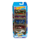 Hot Wheels Pacote Com 5 Carrinhos Mattel