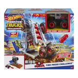 Hot Wheels Pista Arena De Demolição Tire Press