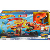 Hot Wheels Pista City Ataque Da Pizza Cobra Slam Mattel