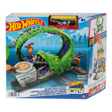 Hot Wheels Pista City Nemesis Ataque Crocodilo Pizza Mattel