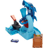 Hot Wheels Pista E Acessorio City Robo Tubarao