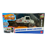 Hot Wheels Pull back Mercedes benz Unimog 1 43