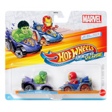  Hot Wheels Racerverse Desafio Pack C/2 Hulk/homem De Ferro