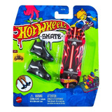 Hot Wheels Skate De Dedo Modelo Hall Of Flame - Original